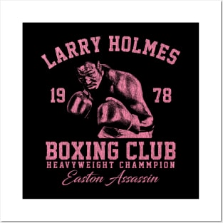 Boxing Club Larry Holmes Pink Posters and Art